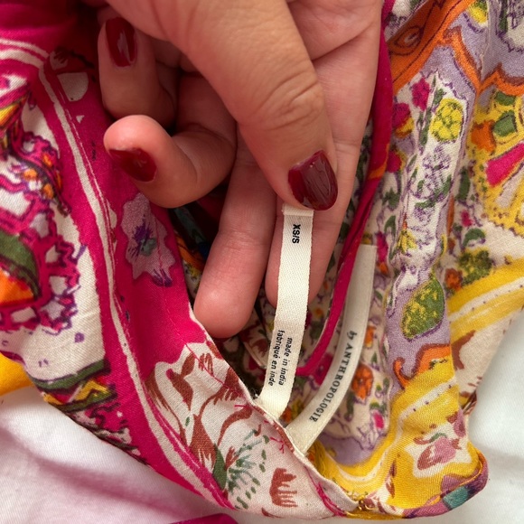 Anthropologie Multicolored MIDI Dress - Picture 5 of 5